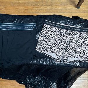 3 Victoria Secret Boy Short style underwear.  NWT.